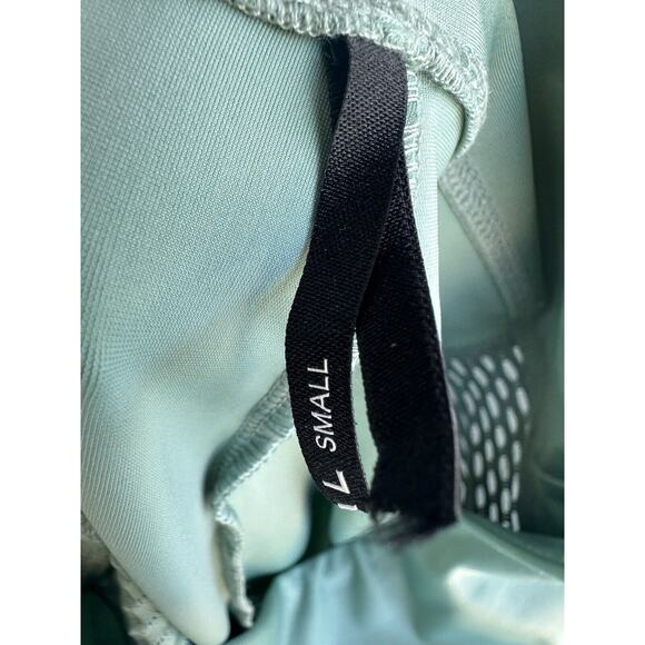 KORAL Emblem Lustrous High Rise Perforated w/ mesh Inserts Leggings Sage Green S - Picture 10 of 12